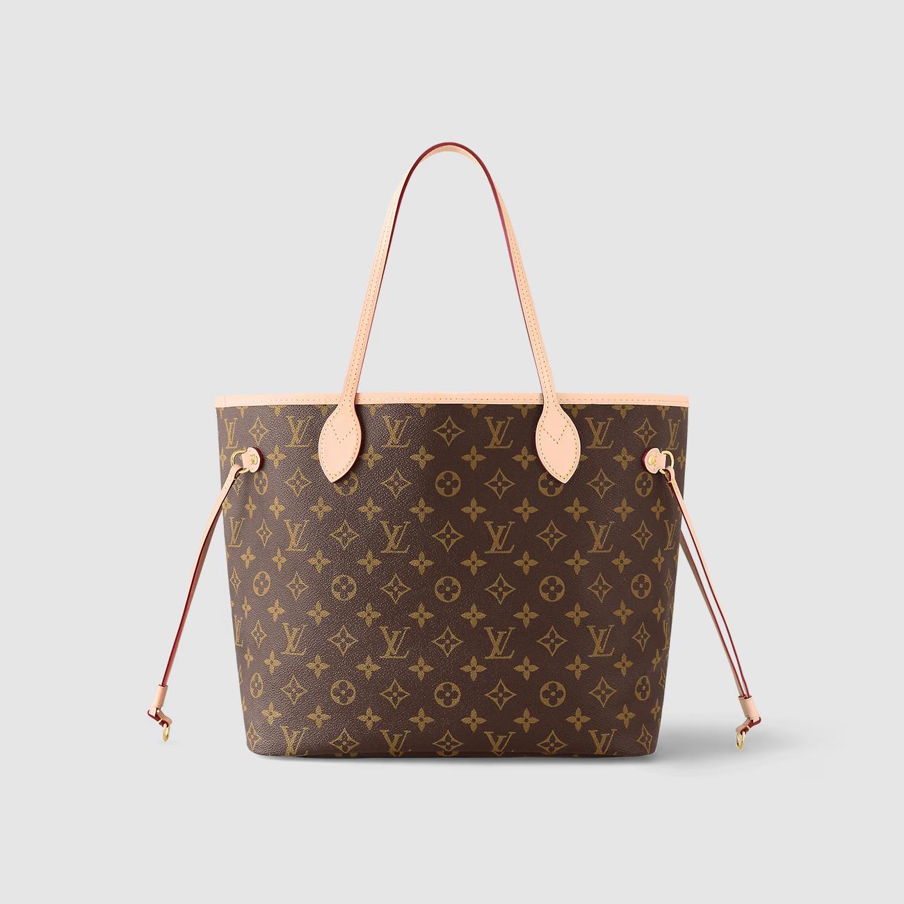 Túi Louis Vuitton Neverfull MM Nữ Monogram Đỏ Cherry